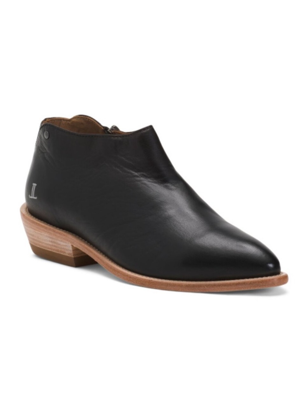 LUCCHESE Black Made In Brazil Leather Kate Buffalo Western Shooties